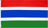 Gambia National Country Flag - 3 foot by 5 foot Polyester (New)
