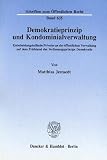Produkt-Bild: Demokratieprinzip und Kondominialverwaltung: Entscheidungsteilhabe Privater an der &ouml;ffentlichen Verwaltung auf dem Pr&uuml;fstand des Verfassungsprinzips Demokratie