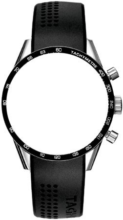 Tag Heuer Carrera New Original Manufacturer Rubber Strap FT6007