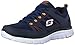 Skechers Men's Flex Advantage Tune In Memory Foam Training Shoe,Navy/Orange,9.5 M US