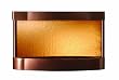 Serrano Horizontal Wall Fountain Dark Copper with Bronze Mirror By Bluworld