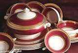 Kitchen & Housewares : Crown Ducal Oxford Burgundy 5056 Tureen and Cover