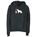 Sweatshirt Woman Black " I Love My Shiloh Shepherd Silhouette " Dog