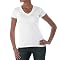 Juniors' Mossimo® Red: Short-Sleeve V-Neck Tee- White