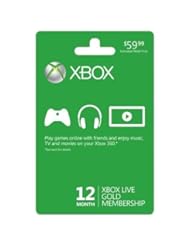 PC Accessory: New - Microsoft Xbox LIVE 12 Month Gold membership Gaming Card - 52M-00104 - MICROSOFT - XBOX