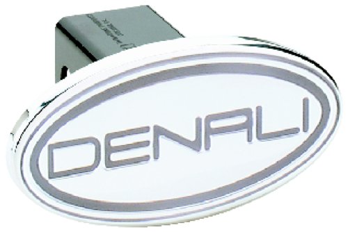 TM Performance 41004 Silver GMC Denali Oval 2" Billet Hitch Cover On Sale