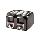 Black & Decker 4-Slice Toaster - Black (T4550)