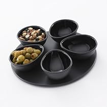 Nigella Lawson Appetiser Bowls Set/5 Black