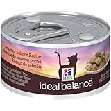 Hill's Ideal Balance Poached Salmon Recipe 24-Pack Cat Food Can, 2.9-Ounce