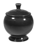 Fiesta Black 498 9-Ounce Covered Sugar Bowl