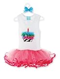 Mud Pie Wild Child Zebra Tutu Dress, Pink/White, 2-3T