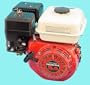 5.5hp Horizontal 3/4" Keyed Shaft, Low Oil Shutdown, OHV, CIS, Recoil Start, 6:1 gear reduction