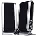 2-Piece USB MultiMedia Speaker Set (Silver/Black)