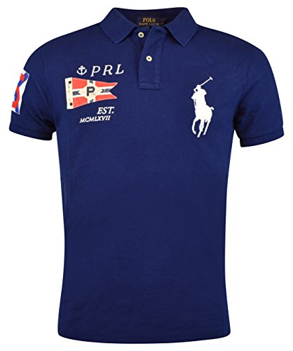 Polo Ralph Lauren Men's Custom-Fit Big Pony Nautical Polo