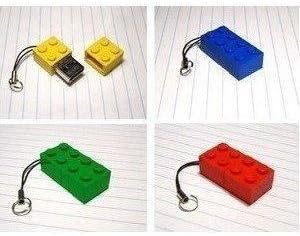 KOOEOY High Quality Lego Style 4GB USB Flash Memory Drive (Yellow)