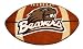 Oregon State Football Shaped Rug