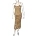 Skirt Top Set Georgette Embroidery Womens Casual Sundresses Size P (skts100)