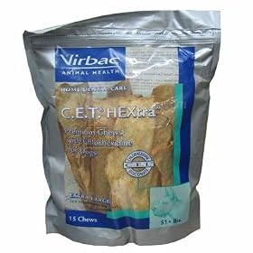 CET HEXtra Premium Chews X-LARGE (Over 51 lbs Dogs 30 Chews)