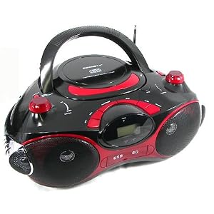 Cornet BH-426 Portable CD MP3 AM FM Player Radio Boombox with USB Audio, SD MMC Slot,... by Cornet