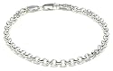 Silver 40 Round Belcher Charm Bracelet 7.5"