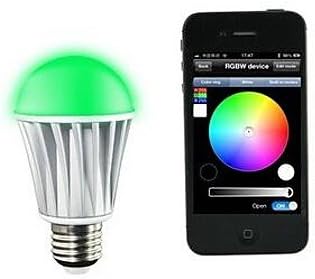(NYY) Smart Bluetooth LED Bulb Can Control Seven Colors E27/B22 Screw Specification Connect With APP , RGB