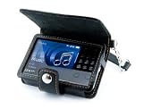 Premium Full Grain leather case (Black) - Creative Zen X-Fi XFI (8GB/16GB/32GB)