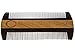 Beard Comb Pocket-size - Buffalo Horn and Sandalwood - No Static or Snagging - Handmade for Beard and Mustache, 100% Natural, for Long and Short Hair - Premium Quality