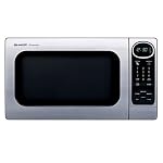 Sharp R-305KS 1-Cubic-Foot 1100-Watt Microwave Oven, Stainless