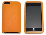 KingCase Apple iPod Touch - 2nd & 3rd Generation * Silicone Case * Swirly Lines (Orange) 8GB, 16GB, 32GB, 64GB