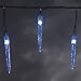 Acrylic Icicles in BLUE, Extendable LED system, Christmas Lights, made by Konstsmide (Konst Smide)