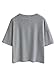Persun Embroidery Letter And Cat Short Sleeves Crop T-shirt Top