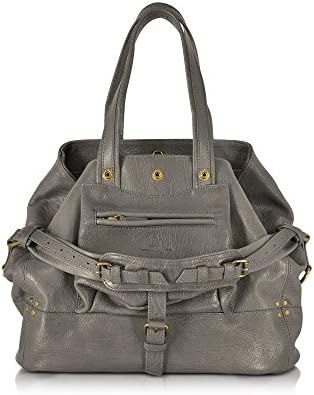 JEROME DREYFUSS WOMEN'S 28BIMCHGRIS GREY LEATHER TOTE