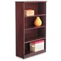 Alera Valencia Series Bookcase/Storage Cabinet, 4 Shelves, 32 W by 14 1/2 D by 56 H, Mahogany