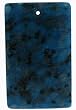 Kiwi Jasper Turquoise Rectangle Pendant 1.5mm Hole 25x50mm - Package of 3