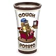 Couch Potato Hand Painted Shot Glass - 3 Oz
