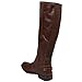 Brinley Co. Womens Knee-High Stretch Riding Boot