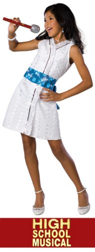 Childrens Toyshop  Toys : High School Musical 5-7 Gabriella Star Dazzler Deluxe Child Costume Girl Medium Size