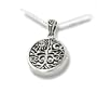 Celtic Tree of Life Art Symbol with Sun and Moon Sterling Silver Pendant with 18" Necklace