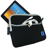 Produkt-Bild: igadgitz Schwarz Tasche Etui Schutzh&uuml;lle H&uuml;lle Case Neopren mit Front Tasche f&uuml;r Samsung Galaxy Tab 2 P7500 P7510 10.1 Android 3.1 Honeycomb Internet Tablet & Acer Iconia Tab A500 A200 A501 10.1 3G & WiFi Android Tablet 16gb 32gb
