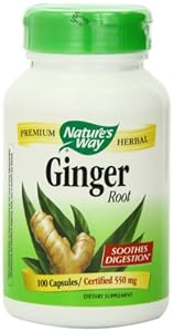 Nature's Way Ginger Root, 550 mg, 100  Capsules