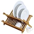 Natural Living Bamboo Collapsible Dish Rack