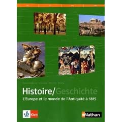 Histoire / Geschichte, franz�sische Ausgabe : L'Europe et le monde de l'Antiquit� � 1815: BD 3