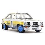Review Sun Star  / Ford Escort MkII (Winner 1979 Acropolis Rally) in White and Yellow (1:18 scale) Diecast Model Car