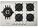 Electrolux - EHT70830X - Plaque de Cuisson Gaz - Int&eacute;grable - 75 cm - M&eacute;tallis&eacute;e