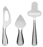Sagaform 3-Piece Stainless Steel Cheese Knife Set
