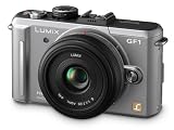 Panasonic Lumix GF1 12.1MP Digital System Camera 20mm Lens Kit - Silver
