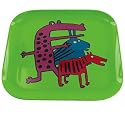 Paperchase Medium Square Tray. Crazy Crocs Design