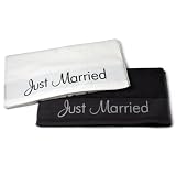 Handtuch  Just Married  in Möve Qualität, weiß - ein schönes Hochzeitsgeschenk