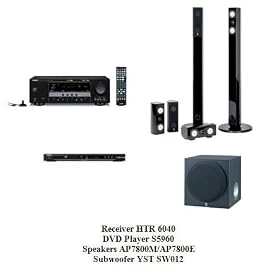 YAMAHA YHP C100BL Receiver DVD Player with IPOD DOCK