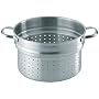 Scanpan Stainless-Steel Pasta Insert for 6-1/2-Quart/10-1/4-Inch Stock Pot